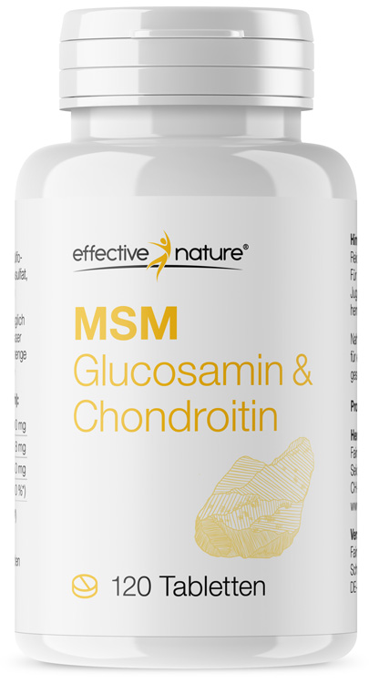 MSM Mit Chondroitin Glucosamin Mit Vitamin C Praktische Tabs