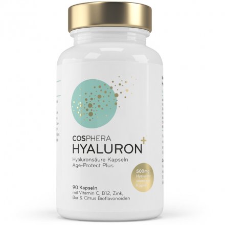 Cosphera Hyaluronsäure mit Zink Vitamin C B12 myFairtrade