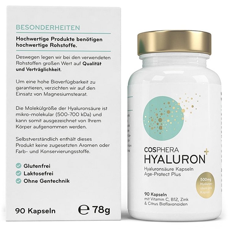 Hyaluron Kapseln Hochdosiert 500 Mg Pro Kapsel MyFairtrade