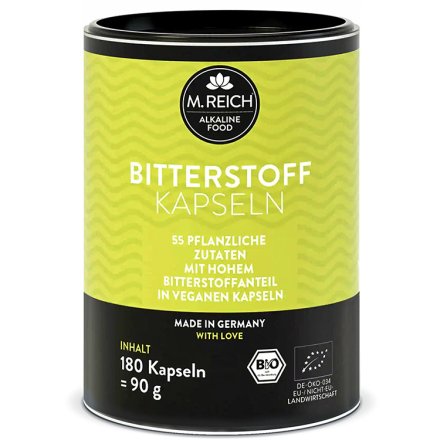M. Reich Bitterstoff Kapseln - Bio - 180 Stk.- 90g