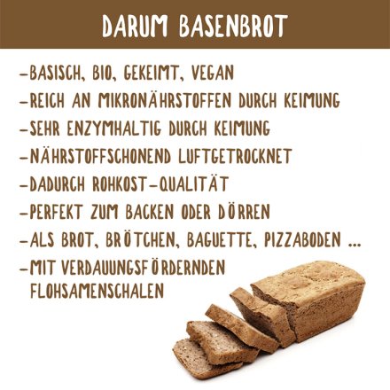 M. Reich BasenBrot Basische Brotbackmischung - Bio - 500g