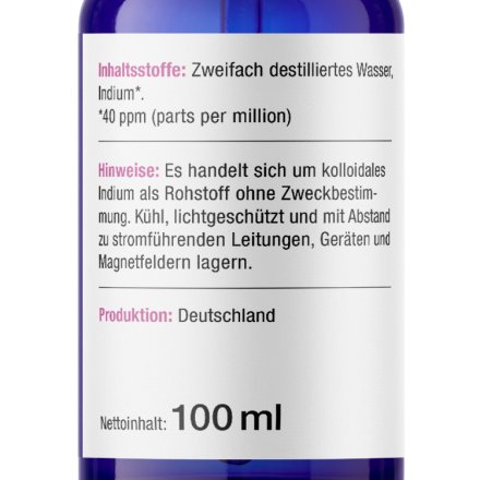 Kolloidales Indium - 100ml