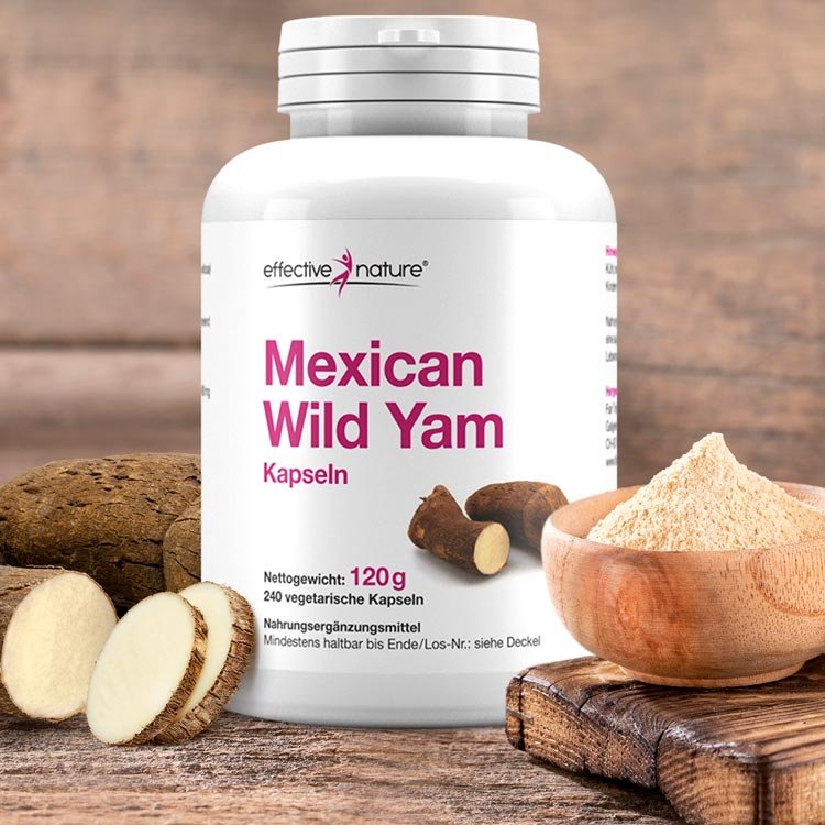 Mexican Wild Yam - mit natürlichen Diosgenin - harmonisierende Wirkung